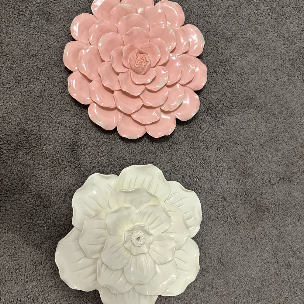 Target Brand Large Pink Flower 3D Wall Decoration 10 in.